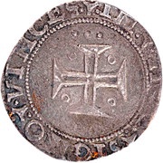 Tostão "R-L" – João III 2nd type, Lisboa mint, Portugal, 1540-1555 reverse image