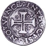 Tostão "R-P" – João III 2nd type, Porto, Portugal, 1540-1555 reverse image
