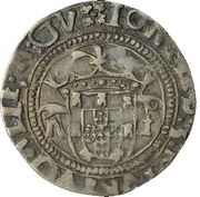 Tostão "Λ-I"– João III 2nd type, Porto obverse image