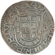 Tostão "P-O" – João III 3rd type, Porto obverse image