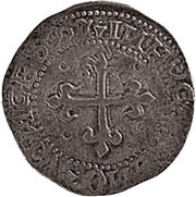 Tostão "P-R"– João III 3rd type, Porto, Portugal, 1555-1557 reverse image