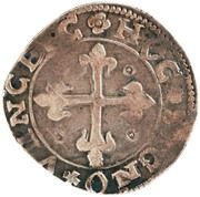 Tostão – João III 3rd type, Porto, Portugal, 1555-1557 reverse image