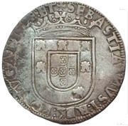 Tostão - Sebastião I 1st type, Lisboa mint obverse image