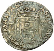 Tostão "P-O" - Sebastião I 1st type, Porto mint obverse image