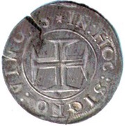 Tostão - Sebastião I 2nd type, Lisboa mint, Portugal, 1570-1578 reverse image