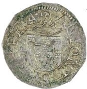 Tostão - António I Small disk, Angra mint obverse image