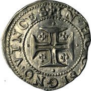 Tostão "L-C" - João IV 1st series, Lisbon, Portugal, 1641 reverse image