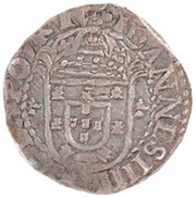 Tostão "Date around the Cross" - João IV 2nd series, Lisbon obverse image