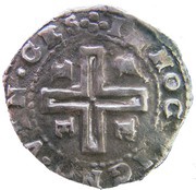 Tostão - João IV Évora mint, Portugal, 1644-1656 reverse image