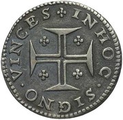 Tostão - Pedro Prince Regent, Portugal, 1677-1683 reverse image