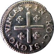Tostão - Pedro II King's crown, Lisbon mint, Portugal, 1688-1706 reverse image