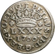 Tostão - Pedro II Porto mint obverse image