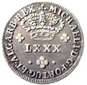 Tostão - Miguel I obverse image