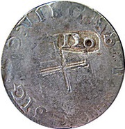 120 Réis - João IV Countermark "120" over "Tostão" obverse image
