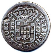6 Vinténs - Pedro II Porto mint obverse image