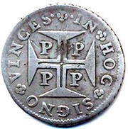 6 Vinténs - Pedro II Porto mint, Portugal, 1689-1704 reverse image