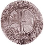 2 Tostões - António I Countermark "Açor" over "Tostão"/previous kings obverse image