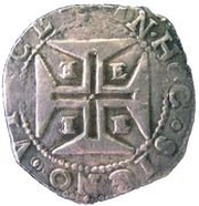 ½ Cruzado - João IV Évora mint, Portugal, 1644-1656 reverse image