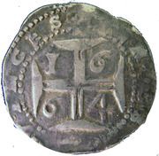 ½ Cruzado - Afonso VI Lisboa, Portugal, 1663-1666 reverse image