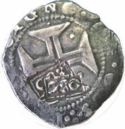 250 Réis - Afonso VI Countermark "Crowned 2SO" over 200 Réis obverse image