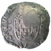 250 Réis - Afonso VI Countermark "Crowned 2SO" over 200 Réis, Portugal, 1663 reverse image