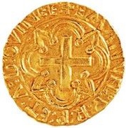 Cruzado - Manuel I Lisboa mint, Portugal, 1497-1521 reverse image