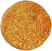 Cruzado - Manuel I Lisboa mint obverse image
