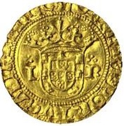 Cruzado "L-L or L-R" - João III 2nd type, Lisboa obverse image