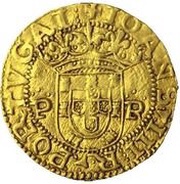 Cruzado Calvario "P-R" - João III 1st type, Porto mint obverse image