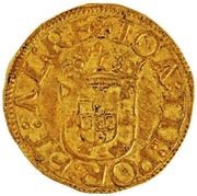 Cruzado Calvario "no inner circles" - João III 2nd type, Lisboa mint obverse image