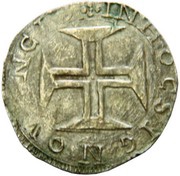 Cruzado - António I Angra mint, Portugal, 1582 reverse image