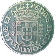 400 Réis "Cruzado" - Pedro Prince Regent obverse image