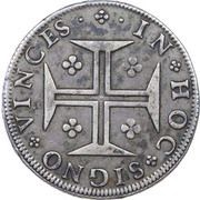 Cruzado/400 Réis - Pedro II Prince crown, Lisbon mint, Portugal, 1683-1686 reverse image