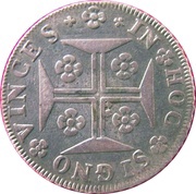 Cruzado Novo - João V Lisbon mint, Portugal, 1706-1750 reverse image