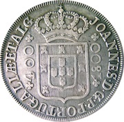 Cruzado Novo - João Prince Regent 1st Type obverse image