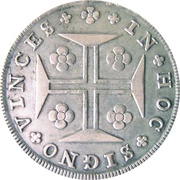 Cruzado Novo - João Prince Regent 1st Type, Portugal, 1799-1802 reverse image