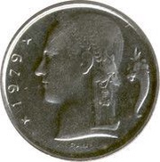 5 Francs French text obverse image