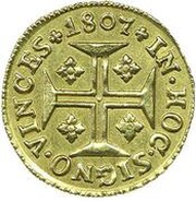 Pinto - João Prince Regent Lisboa mint, Portugal, 1807 reverse image