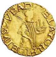 ½ São Vicente - João III Porto mint, Portugal, 1555-1557 reverse image