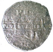 600 Réis - Afonso VI Countermark "600" over "8 Reales - Felipe IV, Spain", Portugal, 1663 reverse image