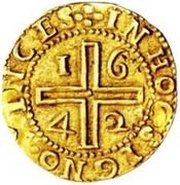 2 Cruzados - João IV Lisboa mint, Portugal, 1642-1647 reverse image