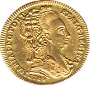 ½ Escudo - Maria I Headdress - Lisboa mint obverse image