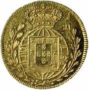 ½ Escudo - João VI Lisboa mint, Portugal, 1818-1821 reverse image
