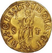 Escudo São Tomé - João III Lisboa mint, Portugal, 1544 reverse image