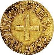 1000 Reais - Antonio Angra mint, Portugal, 1582-1583 reverse image