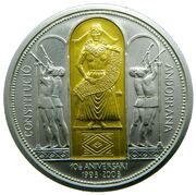 50 Diners Constitution of Andorra, Andorra, 2003 reverse image
