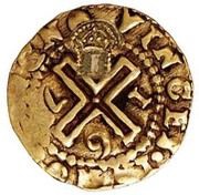 1000 Réis - Alfonse VI Counterstamp "Crowned 1" over "1 Cruzado, João IV" obverse image
