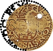 ¼ Moeda - Afonso VI Lisboa mint obverse image
