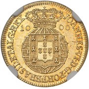 Quartinho - João VI Lisboa mint obverse image