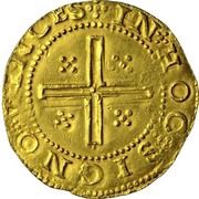 4 Cruzados "IIII-L" or "L-IIII" - Filipe II, Portugal, 1598-1621 reverse image